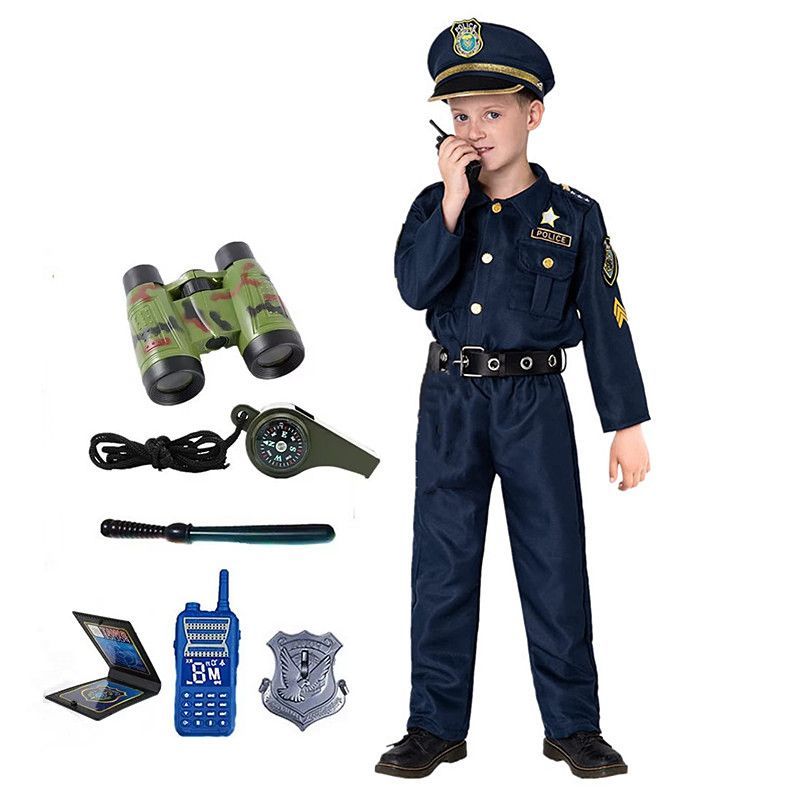 Kids Toys Review - 3-12Y Cute American Child Police Officer