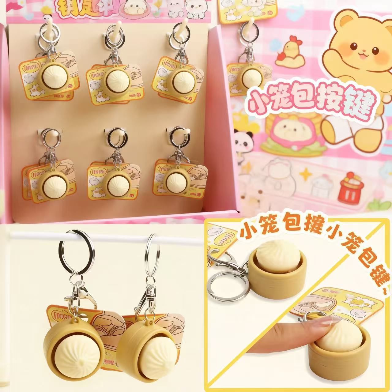 Mini Squishy Dumplings Button  - đánh giá và giá Kids Toys Return Gift