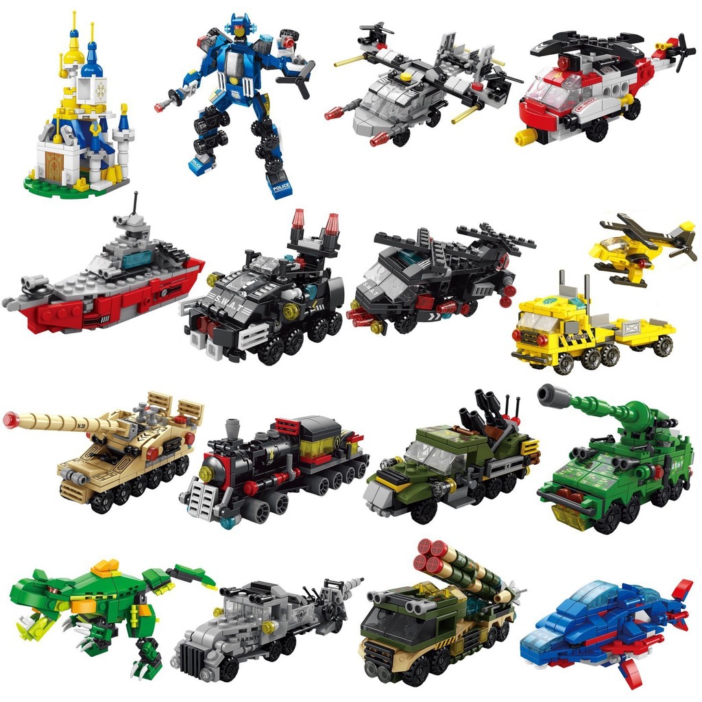 6 IN 1 City Engineering Car Po - đánh giá và giá Kids Toys Helicopter