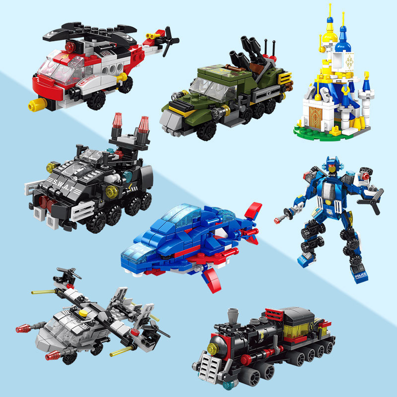 6 IN 1 City Engineering Car Po - đánh giá và giá Kids Toys Helicopter