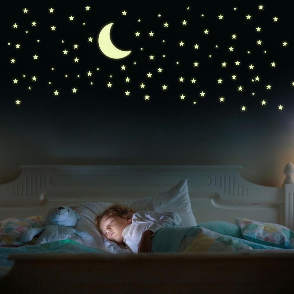 Luminous Stars Moon Wall Stick - đánh giá và giá Glow In Dark Stars
