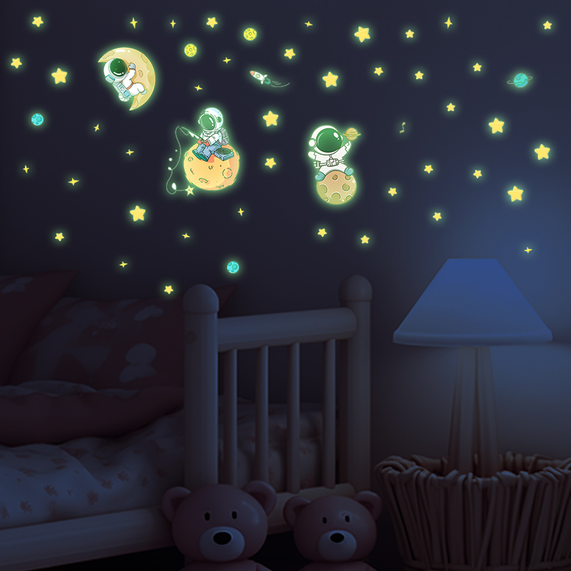 Astronaut Moon Theme Luminous  - đánh giá và giá Glow In Dark Stars