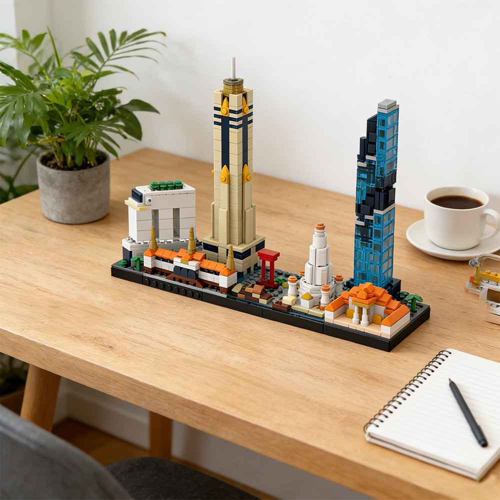 MOC Bangkok Skyline Building B - đánh giá và giá Kids Toys Bangkok