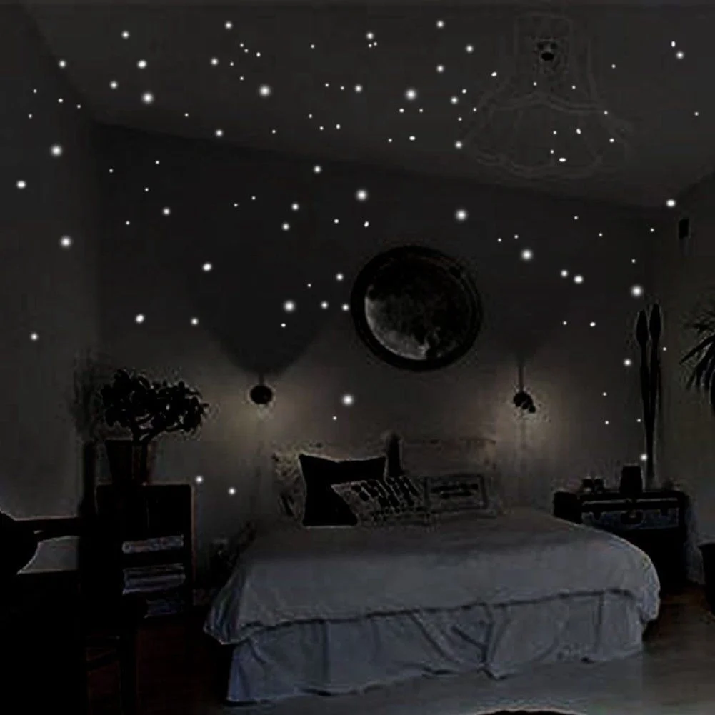 Bộ 407 Miếng Dán Tường Trang T - đánh giá và giá Glow In Dark Stars