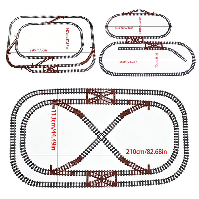 MOC City Brown Railway Train F - đánh giá và giá Kids Toys Under 1000