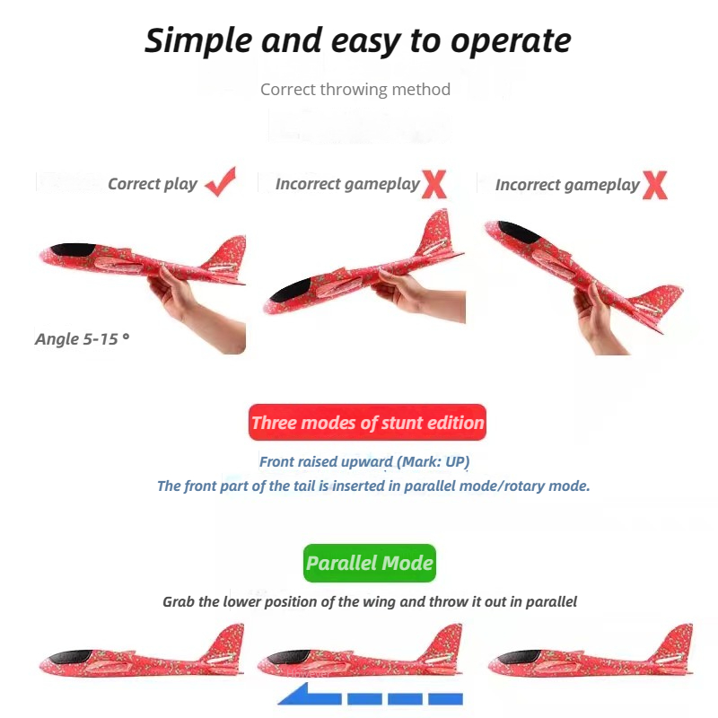 48cm Large Foam Airplane Child - đánh giá và giá Kids Toys Review