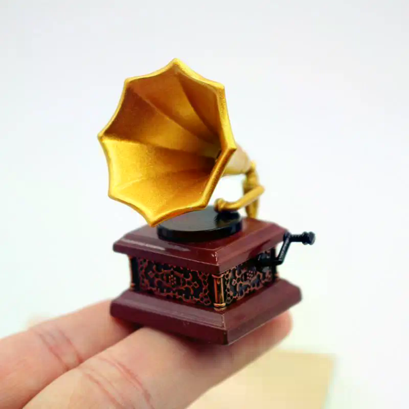 Dollhouse Vintage Phonograph M - đánh giá và giá Kids Toys Return Gift