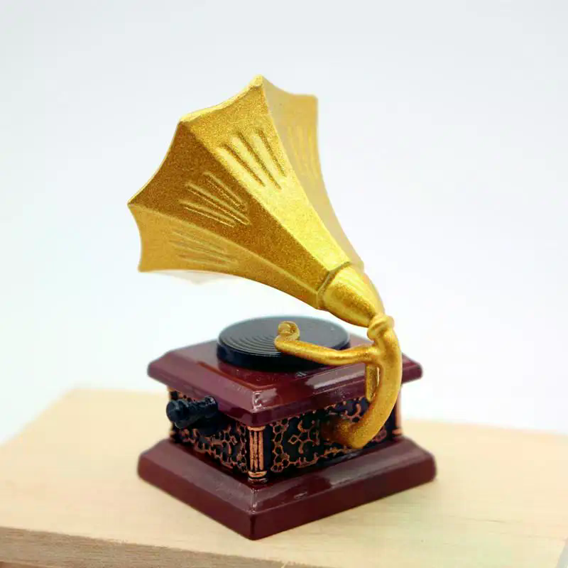 Dollhouse Vintage Phonograph M - đánh giá và giá Kids Toys Return Gift