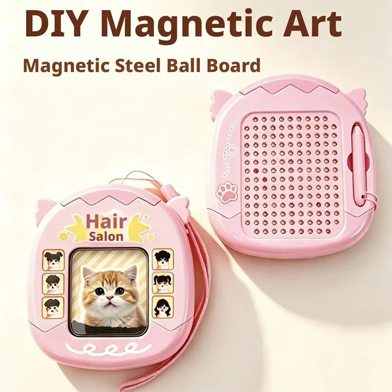 Diy Cat Hairstyle Magnetic Toy - đánh giá và giá Magnetic Drawing Board