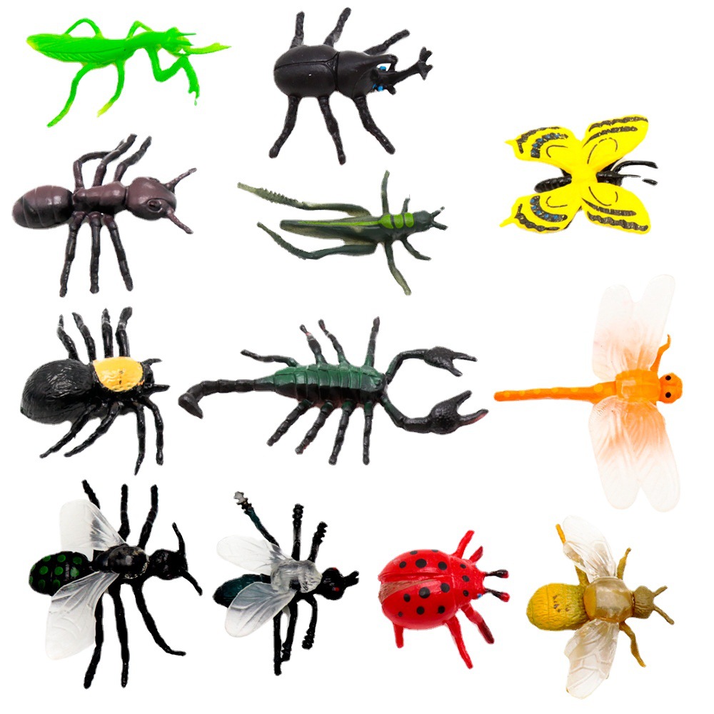 12pcs Simulation Funny Insect  - đánh giá và giá Kids Quirky Toys
