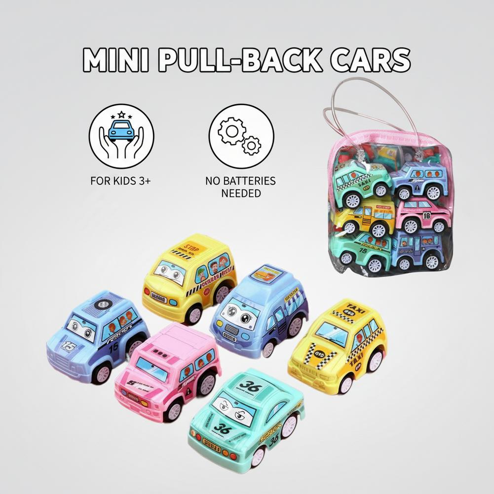 6pcs Car Model Toy Pull Back C - đánh giá và giá Kids Toys Review