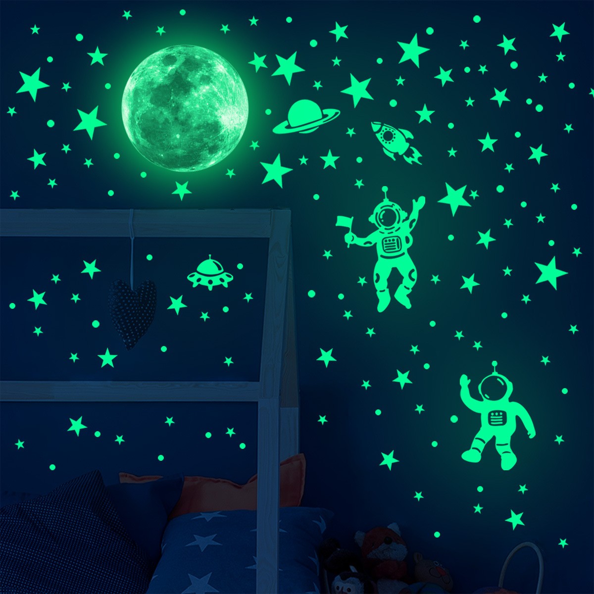 Luminous Moon Stars Wall Stick - đánh giá và giá Glow In Dark Stars