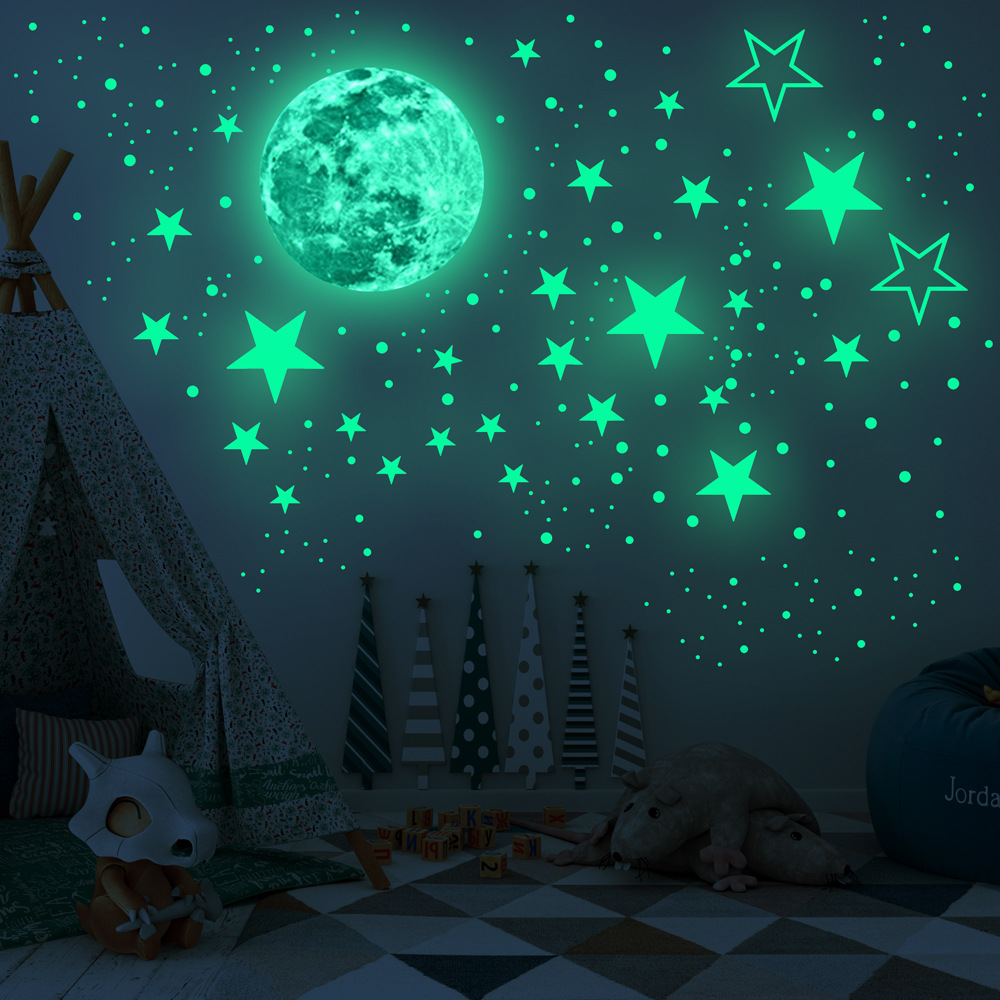 Luminous Moon Stars Wall Stick - đánh giá và giá Glow In Dark Stars