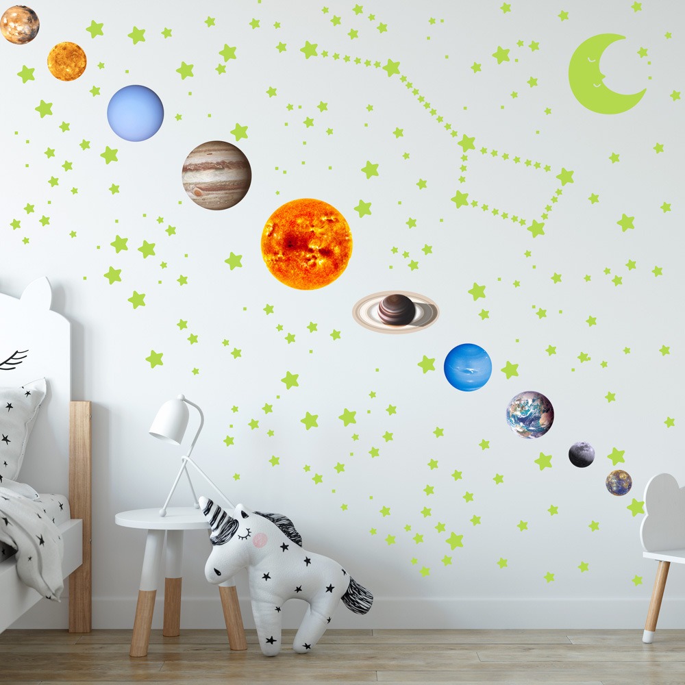 Fluorescent Glow in The Dark W - đánh giá và giá Glow In Dark Stars