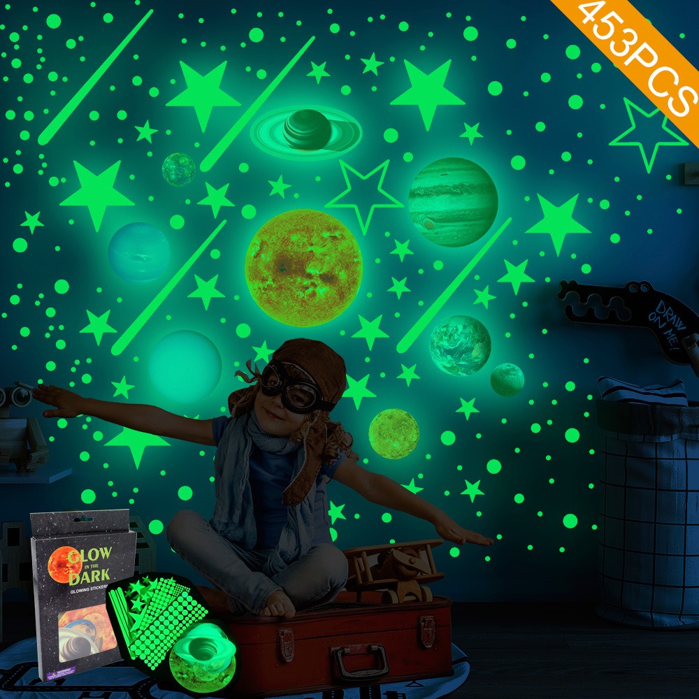 Fluorescent Glow in The Dark W - đánh giá và giá Glow In Dark Stars