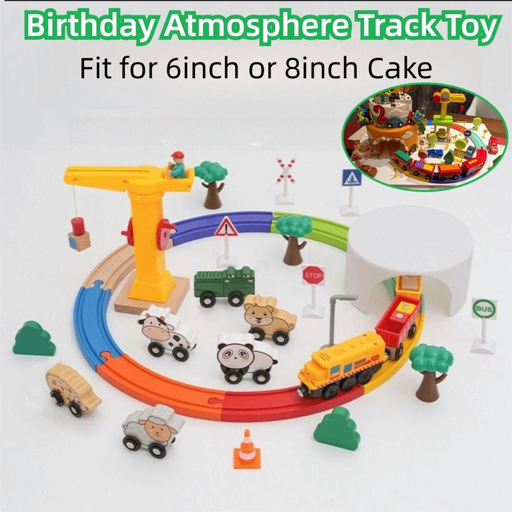 Light & Sound Effects Wooden T - đánh giá và giá Toy Train Track Set